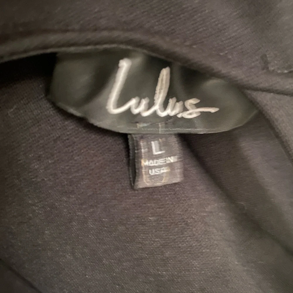 Lulu's Black V-Neck Sheath Dress - Picture 5 of 6